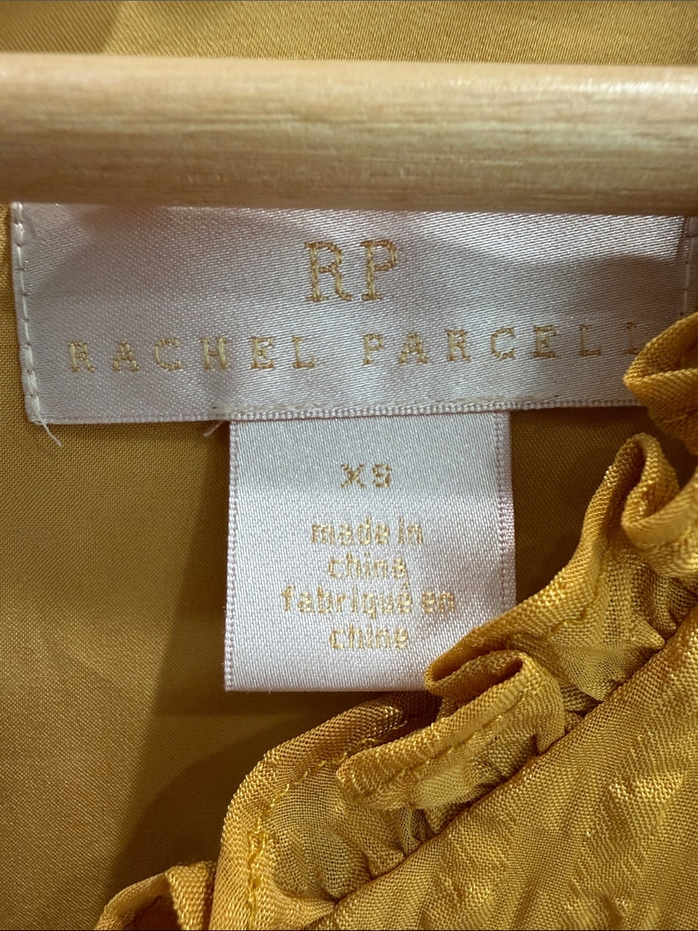 Rachel Parcell Mustard Yellow Tiered Maxi Dress - Picture 3 of 5